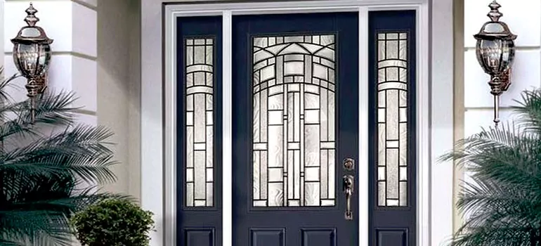 Stained Glass Door Panels in Jupiter, FL