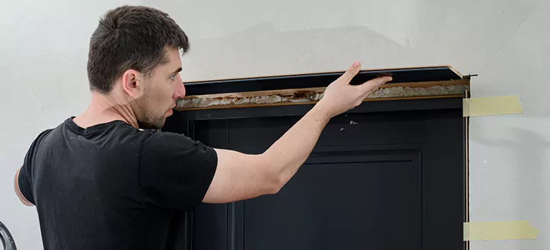 Wood Door Hole Repair in Jupiter, FL