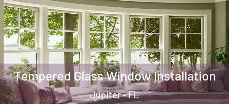  Tempered Glass Window Installation Jupiter - FL